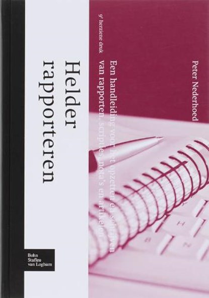 Helder rapporteren, NEDERHOED, Peter - Gebonden - 9789031351336