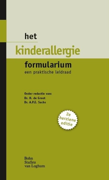 Het kinderallergie formularium, niet bekend - Ebook - 9789031387526
