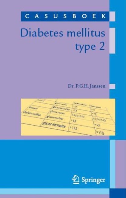 Casusboek diabetes mellitus type 2, P.G.H. Janssen - Paperback - 9789031390656