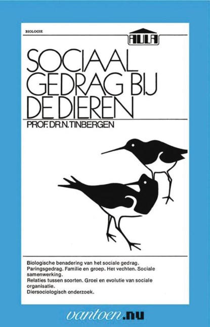 Sociaal gedrag bij dieren, N. Prof. Dr. Tinbergen - Paperback - 9789031506118