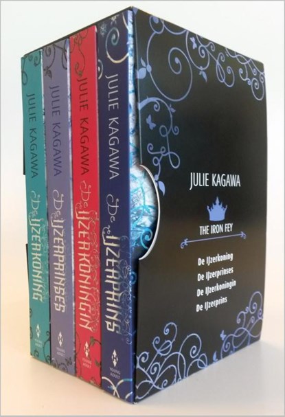 De Iron Fey box - deel 1 t/m 4 - Julie Kagawa -een young adult uitgave van Harlequin, Julie Kagawa - Paperback - 9789034797285