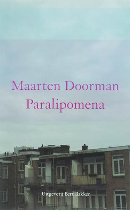 Paralipomena, DOORMAN, Maarten - Paperback - 9789035131644