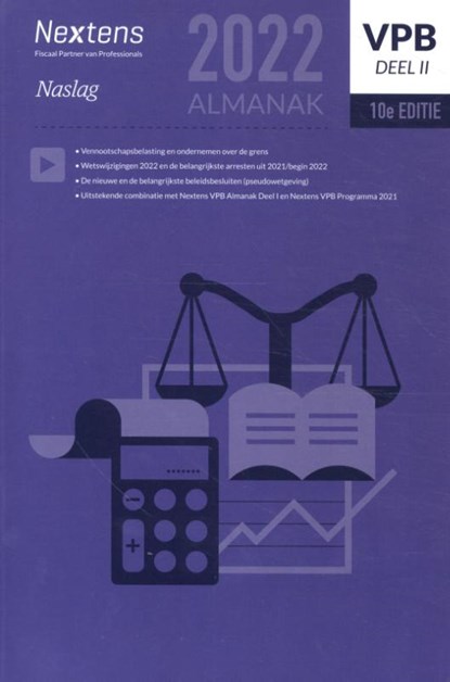 Nextens VPB Almanak II, Nico van Duijn - Paperback - 9789035200067