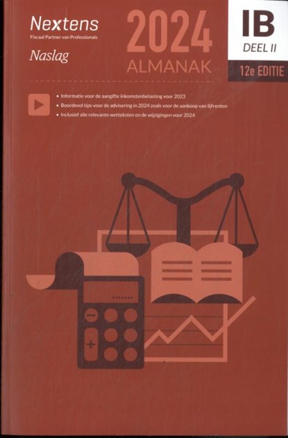 Nextens IB Almanak 2 - 2024, Jits Berns - Paperback - 9789035200234