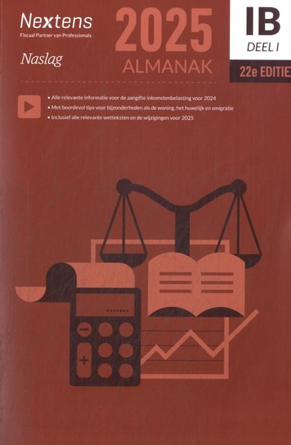 Nextens IB Almanak 1 - 2025, Jits Berns - Paperback - 9789035200272