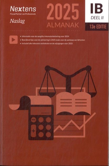 Nextens IB Almanak 2 - 2025, Jits Berns - Paperback - 9789035200289