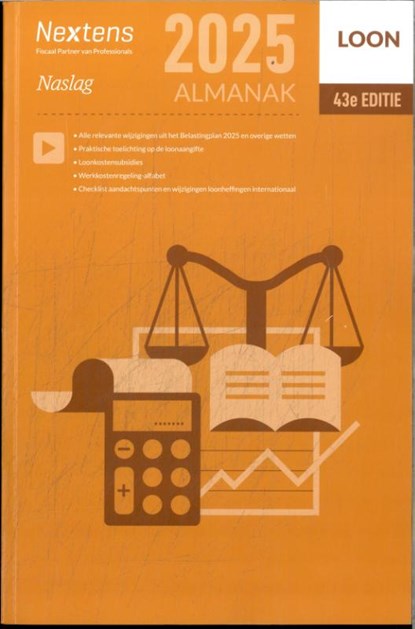 Nextens Loon Almanak 2025, Leon Lubbers - Paperback - 9789035200319