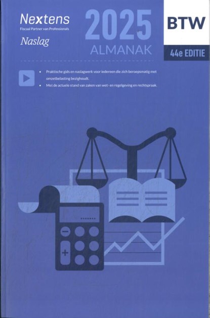 Nextens BTW Almanak 2025, Nico van Duijn - Paperback - 9789035200326