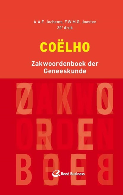 Coelho zakwoordenboek der geneeskunde, A.A.F. Jochems ; F.W.M.G. Joosten - Gebonden - 9789035233218