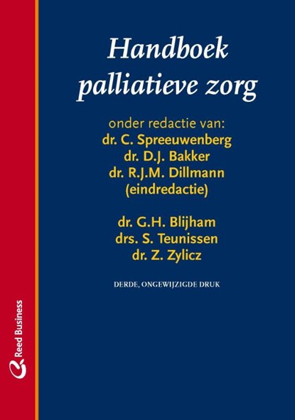 Handboek palliatieve zorg, C. Spreeuwenberg - Paperback - 9789035235281