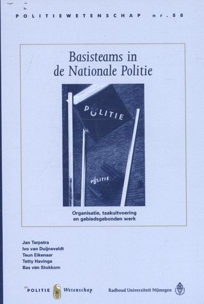 Basisteams in de Nationale Politie, Jan Terpstra - Gebonden - 9789035249004