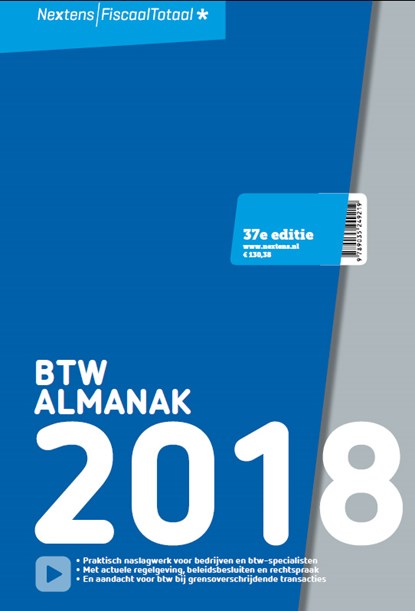 Nextens BTW Almanak 2018, M. Ameziane ; J.A.M. van Blijswijk ; N. van Duijn ; M.J. Ziepzeerder - Paperback - 9789035249783