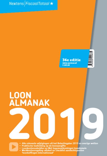 Nextens Loon Almanak 2019, Leon Lubbers - Paperback - 9789035249875