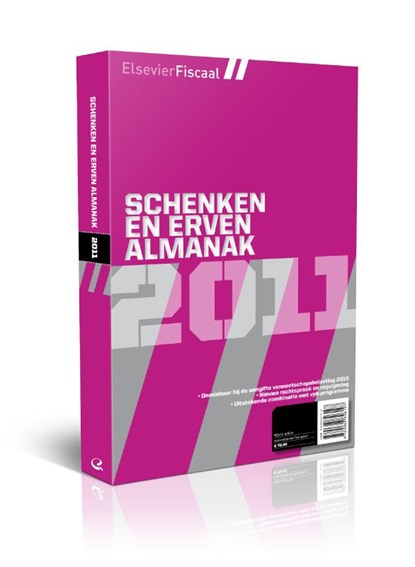Elsevier schenken & erven almanak / 2011, HR Behrens ; G. Bos ; FMH Hoens ; PHFG Verhaegh - Ebook - 9789035250321