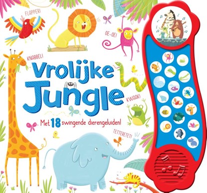 Vrolijke Jungle - geluidboek, niet bekend - Gebonden - 9789036638326