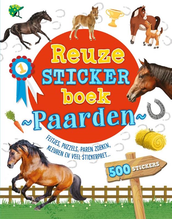 Reuzestickerboek Paarden