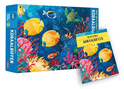 Koraalriffen - Red de planeet - puzzel en boek, Giulia Pesavento - Paperback - 9789036641975