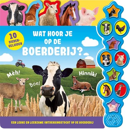 Wat hoor je op de boerderij - geluidenboek, niet bekend - Gebonden - 9789036642194