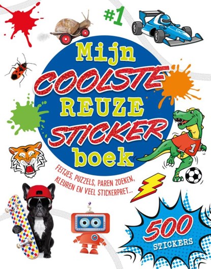Mijn coolste reuzestickerboek - Reuzestickerboeken, Claire Sipi - Paperback - 9789036643061