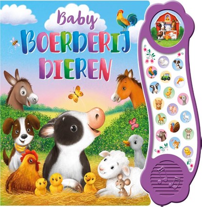 Baby boerderijdieren - Geluidenboek, James Phoenix - Gebonden - 9789036644655
