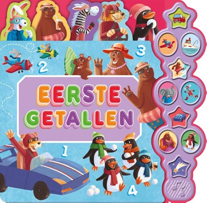 Eerste getallen - Geluidenboek 10 geluiden, Daisy Edwards - Gebonden - 9789036644747