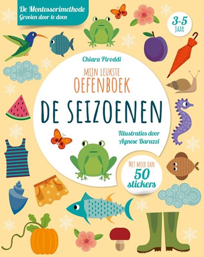 De seizoenen - Mijn leukste oefenboek, Chiara Piroddi - Paperback - 9789036645027