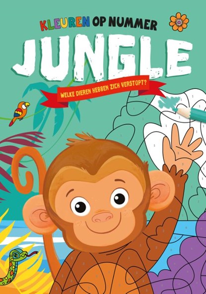 Jungle - Kleuren op nummer, Hannah Campling - Paperback - 9789036646529