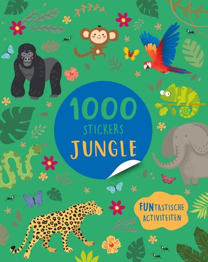 1000 stickers Jungle, Claire Sipi - Paperback - 9789036646666
