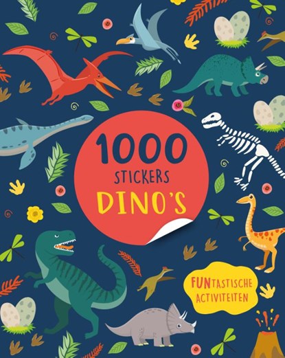1000 stickers dino's, Claire Sipi - Paperback - 9789036646673