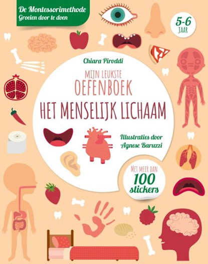 Mijn leukste oefenboek het menselijk lichaam, Chiara Piroddi - Paperback - 9789036646925