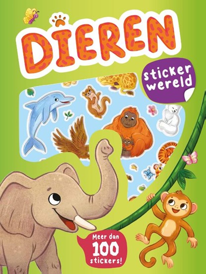 Dieren - Stickerwereld, James Phoenix - Paperback - 9789036647458