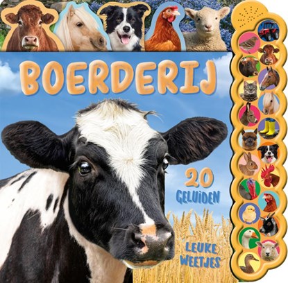 Boerderij - 20-geluidenboek, Hannah Campling - Gebonden - 9789036649292