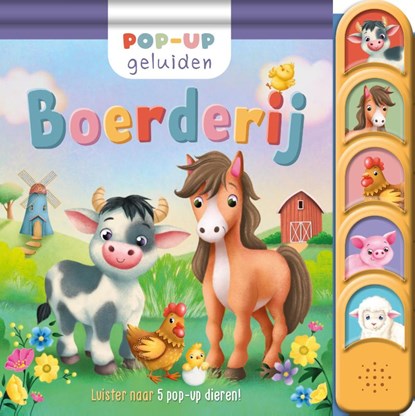 Boerderij – Pop-up geluidenboek, James Phoenix - Gebonden - 9789036649414