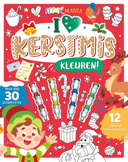 I love Kerstmis kleuren! - Kleurmania, James Phoenix - Gebonden - 9789036649445