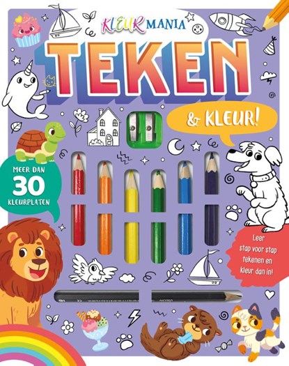 Teken & kleur! - Kleurmania, Daisy Edwards - Gebonden - 9789036649469
