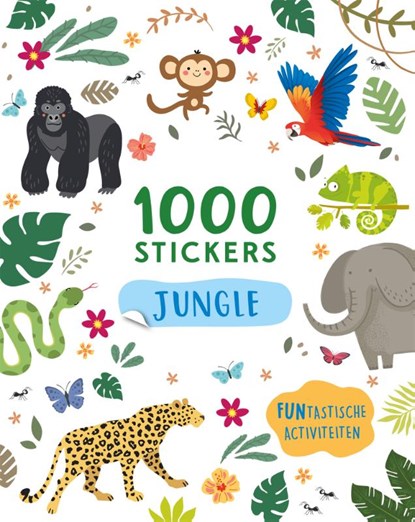 Jungle - 1000 stickers, Claire Sipi - Paperback - 9789036650632