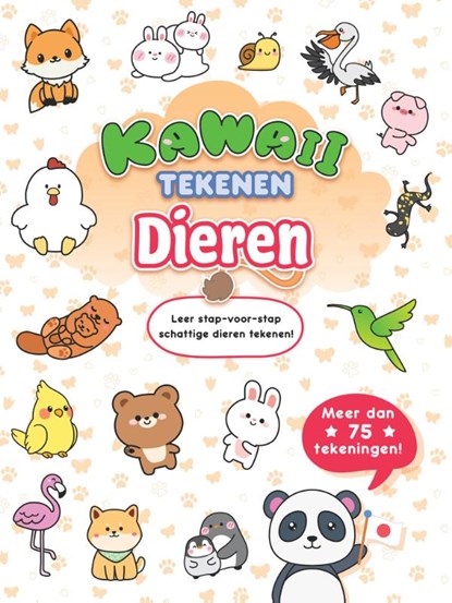 Kawaii tekenen dieren, Rebo International B.V. - Paperback - 9789036650694