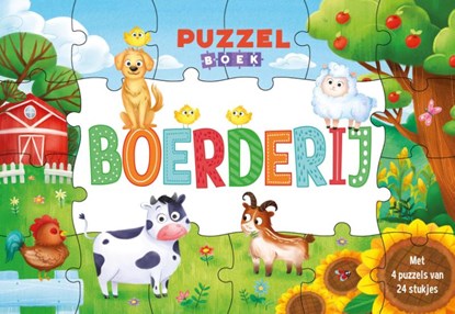 Boerderij - Puzzelboek, Hannah Campling ; Millie Hooke - Gebonden - 9789036651110