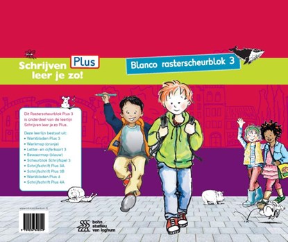 Schrijven leer je zo! Blanco rasterscheurblok PLUS 3, Henk Schweitzer - Gebonden - 9789036820349