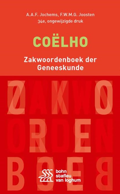 Coëlho Zakwoordenboek der Geneeskunde, A.A.F. Jochems ; F.W.M.G. Joosten - Paperback - 9789036824965