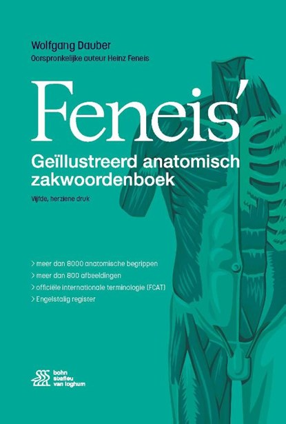 Feneis’ Geïllustreerd anatomisch zakwoordenboek, Wolfgang Dauber - Paperback - 9789036826846