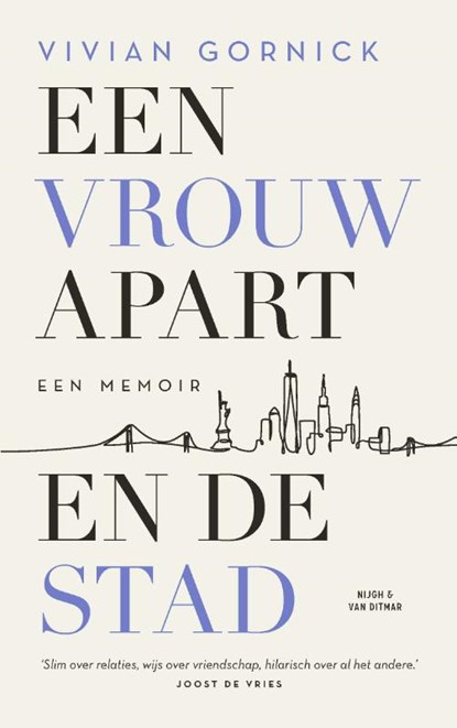 Een vrouw apart. En de stad, Vivian Gornick - Paperback - 9789038807591