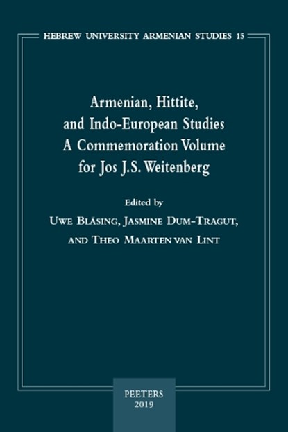 Armenian, Hittite, and Indo-European Studies, niet bekend - Paperback - 9789042931657