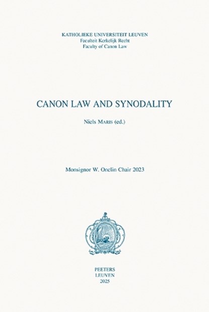Canon Law and Synodality, niet bekend - Paperback - 9789042955400