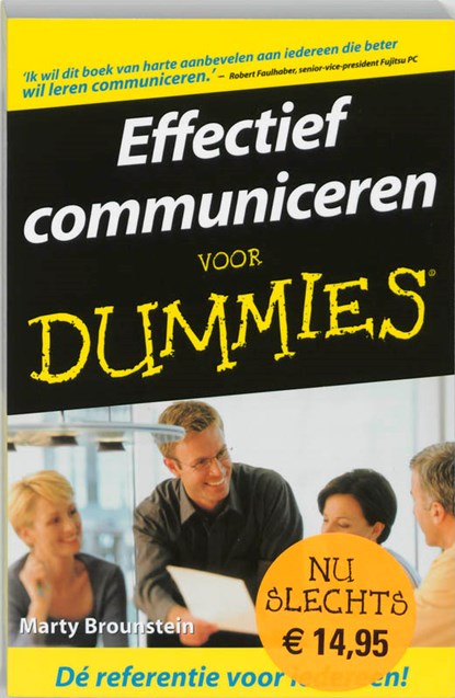 Effectief communiceren voor Dummies, Marty Brounstein - Paperback - 9789043010412