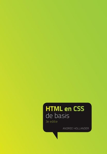 HTML en CSS, Andree Hollander - Paperback - 9789043024013