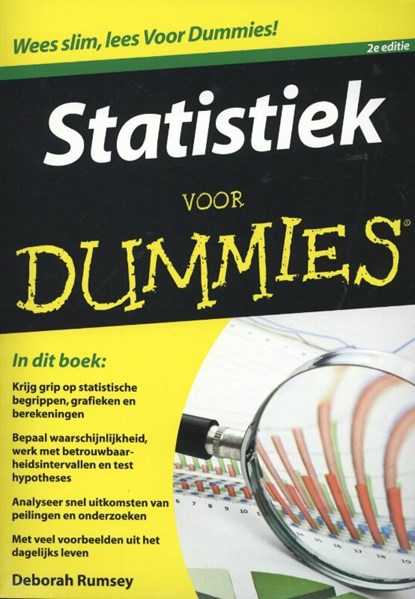 Statistiek voor Dummies, Deborah Rumsey - Paperback - 9789043025232
