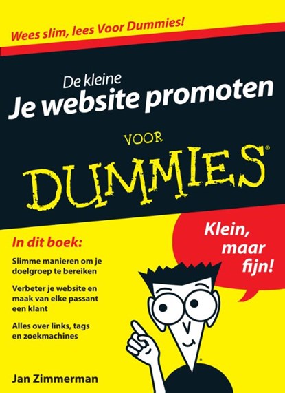 De kleine je website promoten voor dummies, Jan Zimmerman - Paperback - 9789043025447