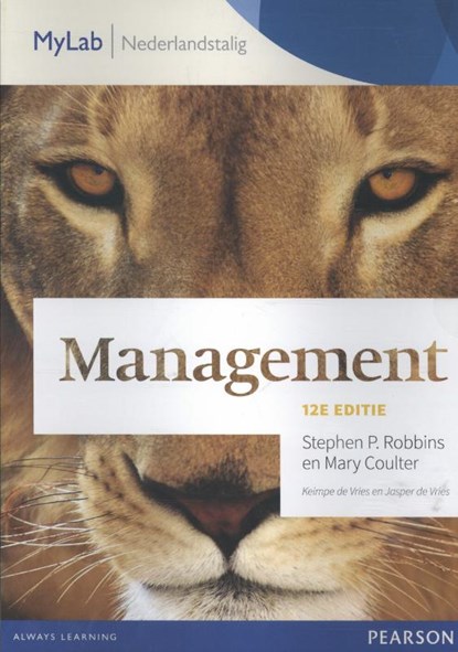 Management toegangscode MyLab NL, Stephen P. Robbins ; Mary Coulter - AVM - 9789043030489