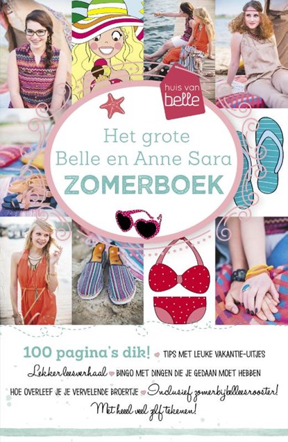 Het grote Belle en Anne Sara Zomerboek, Eline Hoogenboom - Paperback - 9789043528535
